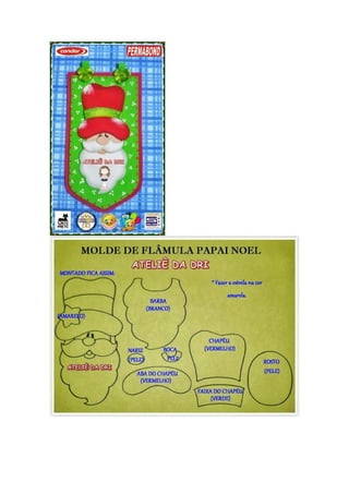 Apliques navidad goma eva