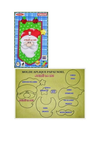 Apliques navidad goma eva