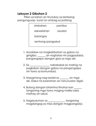 Grade 2 Araling Panlipunan Bikol Lm