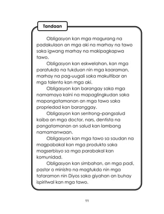 Grade 2 Araling Panlipunan Bikol Lm