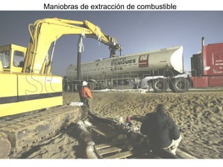 Maniobras de extracción de combustible 