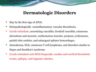 Antiphospholipid Antibody syndrome- Updated Guidelines | PPTX