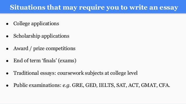 what to write in a college essay letters