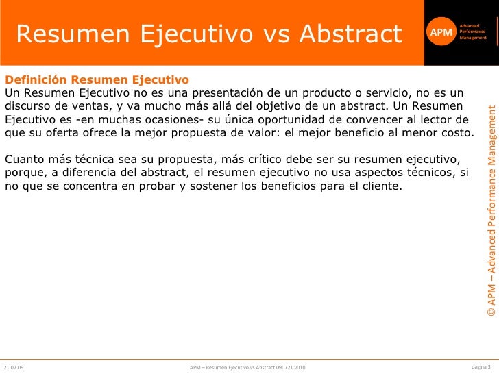 Executive Summary Vs Abstract V010 Cli executive summary vs abstract v010 cli
