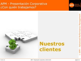APM Presentación Corporativa 2012
