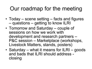 ILRI Annual Program Meeting 2010