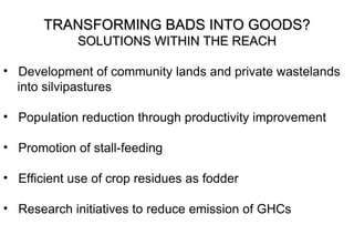 Livestock goods - Pathways out of poverty:  experiences from South Asia