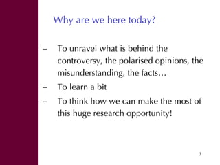 Livestock: The good, the bad and . . .