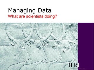 Data management: expose, preserve, protect