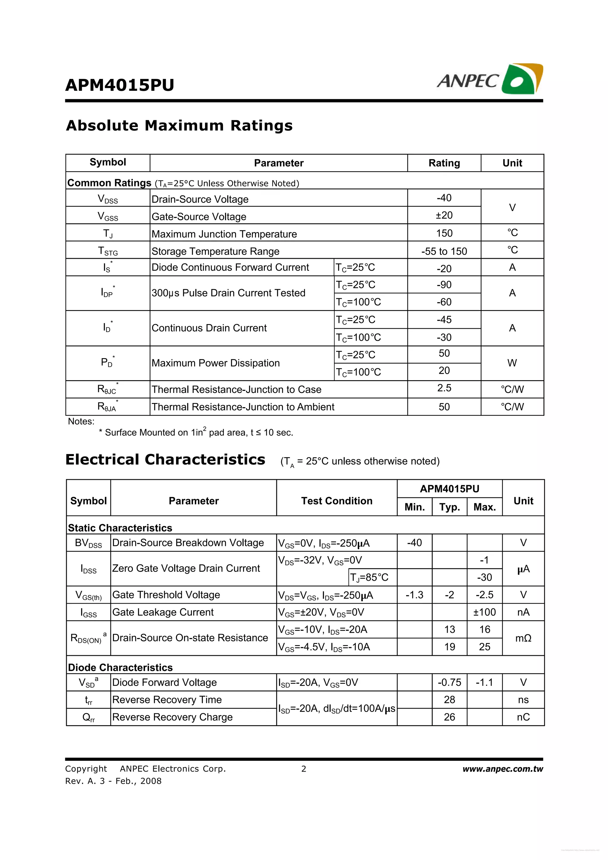 APM4410KC-TRL ANPEC CIRCUIT Intégré Canal N Mise En Valeur Mode Mosfet - Foto 8