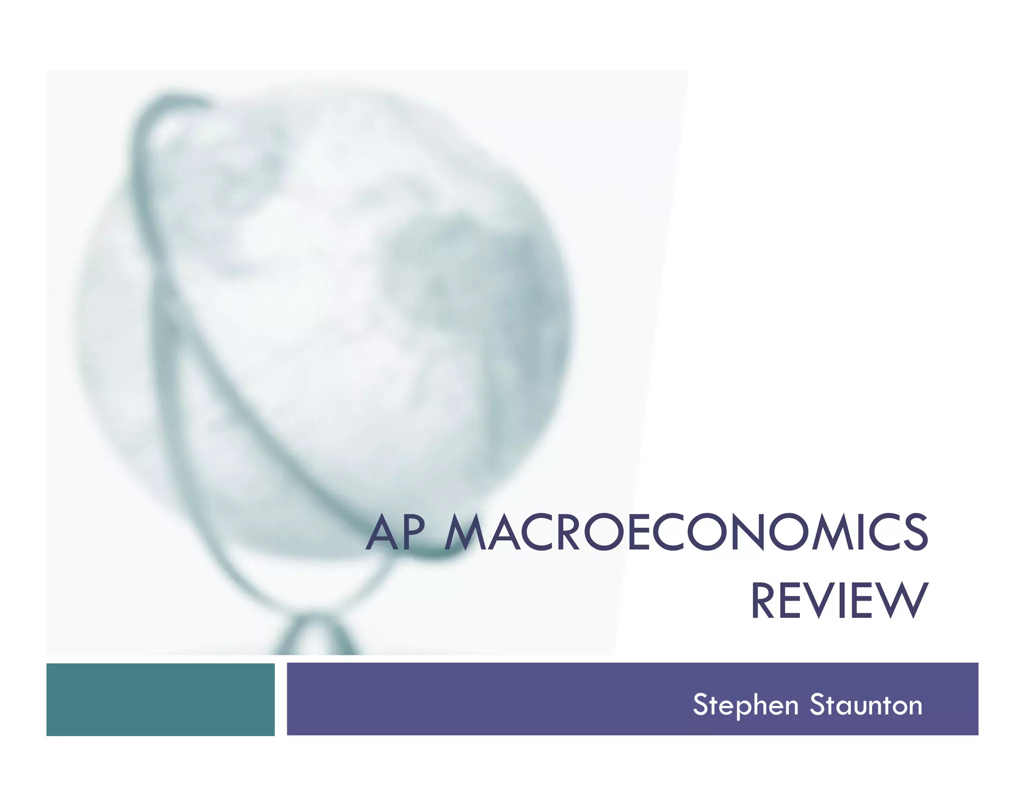 Ap macroeconomics review slides | PDF