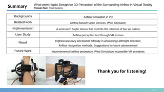 Wrist-worn Haptic Design for 3D Perception of the Surrounding Airflow ...