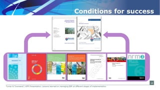 Lessons learned on managing BIM at different stages of implementation