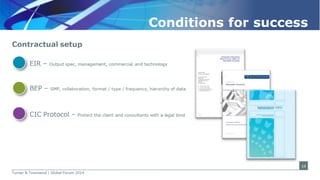 Lessons learned on managing BIM at different stages of implementation