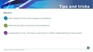 Lessons learned on managing BIM at different stages of implementation