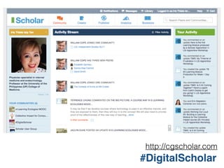 http://cgscholar.com
#DigitalScholar
 