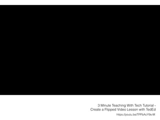 3 Minute Teaching With Tech Tutorial -
Create a Flipped Video Lesson with TedEd
https://youtu.be/TPPbAcY9s-M
 