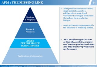 Asset Performance Management_Deepak Sahoo_v0.2 | PDF
