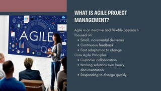 Modern Project Management with AI, Agile & Hybrid by APMIC | PDF