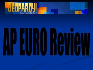 AP EURO Review 