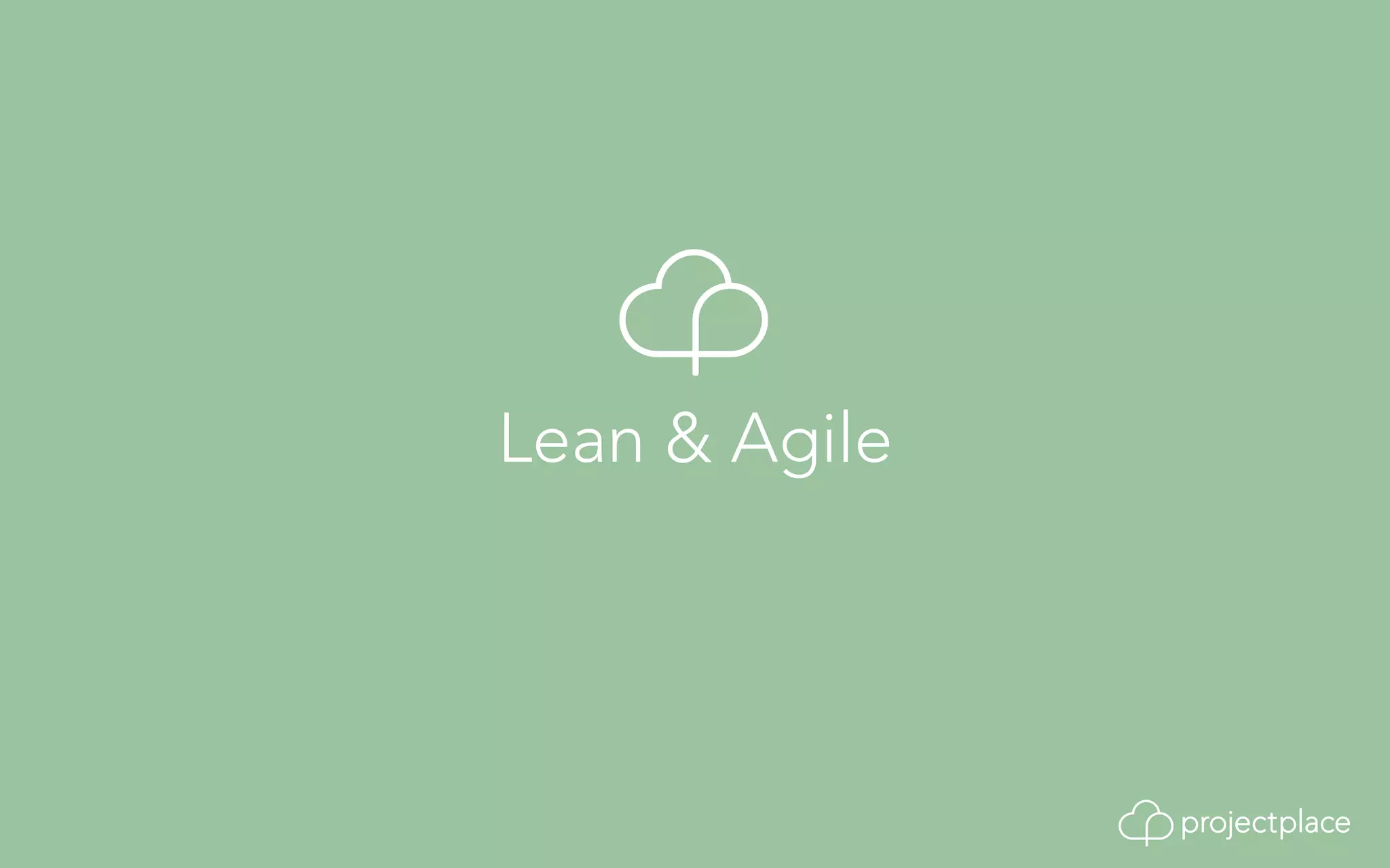 Lean & Agile 
 
