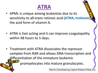 Atra Rash Acute Promyelocytic Leukaemia | PPTX