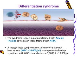 Atra Rash Acute Promyelocytic Leukaemia | PPTX