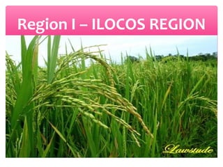 Region I – ILOCOS REGION

 
