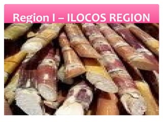 Region I – ILOCOS REGION

 
