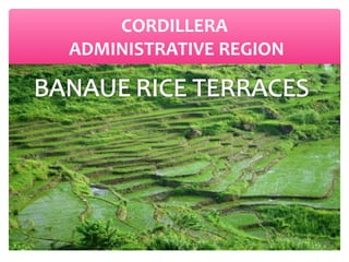 CORDILLERA
ADMINISTRATIVE REGION

 