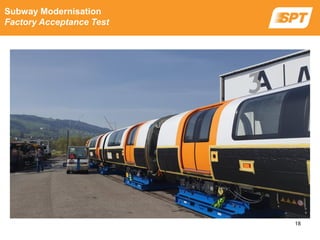 Subway Modernisation
Factory Acceptance Test
18
 