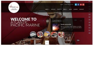 Atlantic Pacific Marine - new website