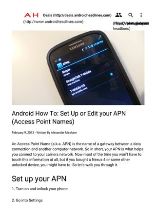 Apn android4.4