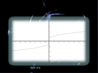f(x)= 3√x  