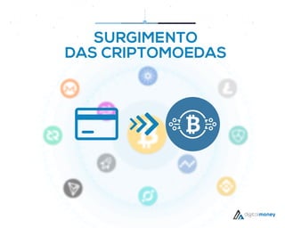 SURGIMENTO
DAS CRIPTOMOEDAS
 