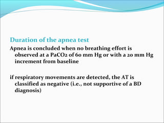 Apnea test by Hawra Owiwi | PPT