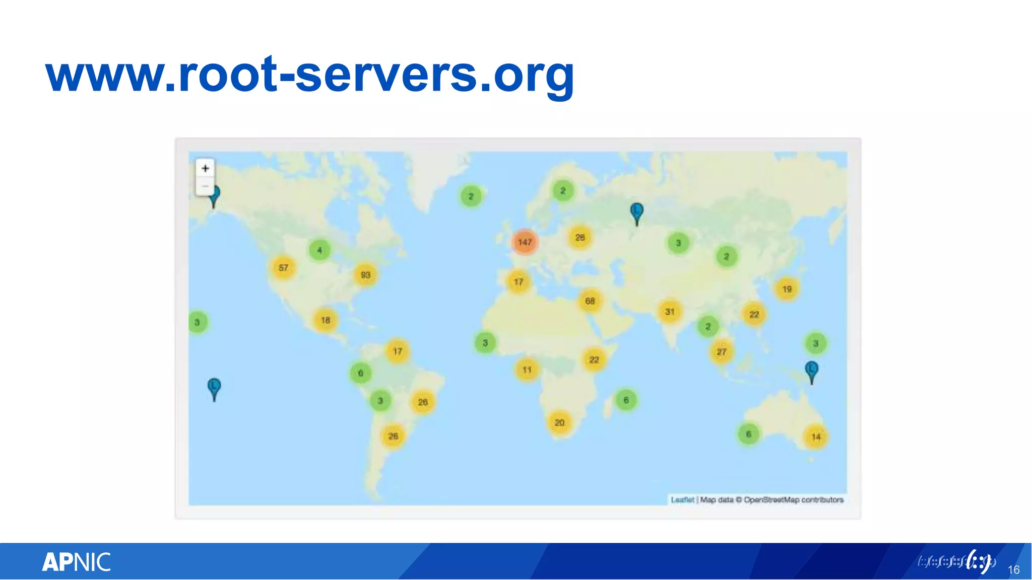 www.root-servers.org
16
 