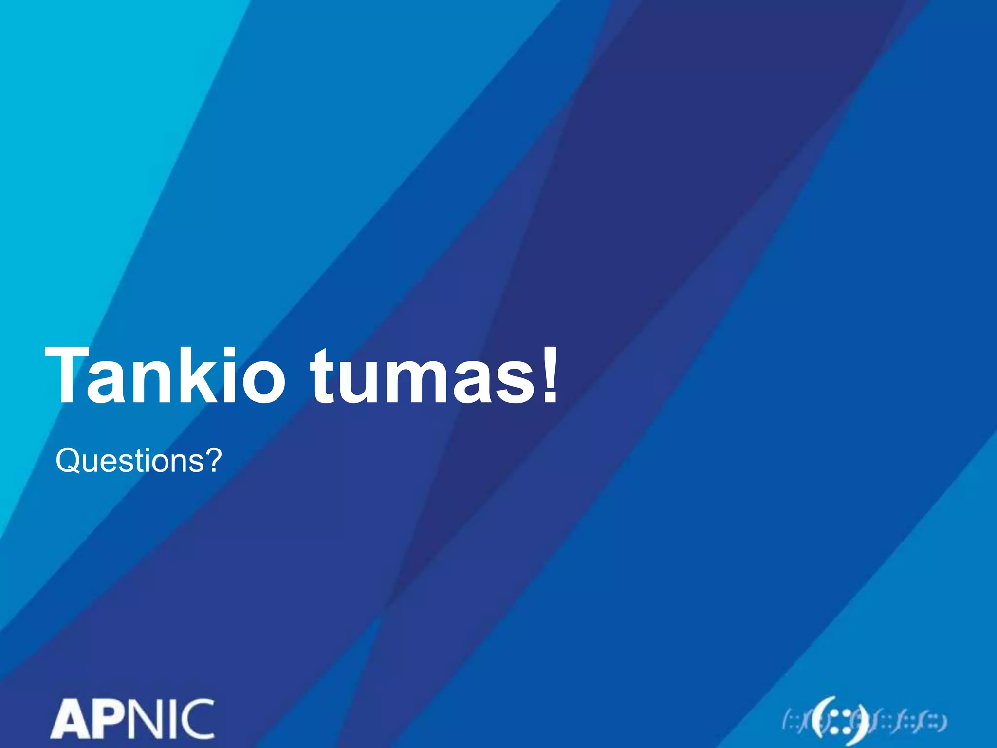 Tankio tumas!
Questions?
 