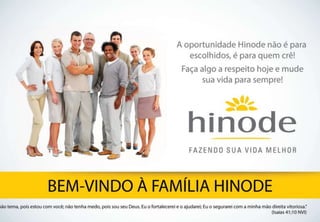 Hinode - Apresentação de Negocios completa 