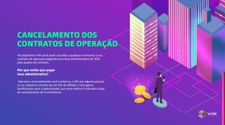 Apresentação de Negócios da Vick Empreendimentos Financeiros