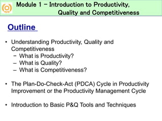Fourth Productivity Module APO-Productivity Tools & Techniques (Basic)_Module-1.pdf