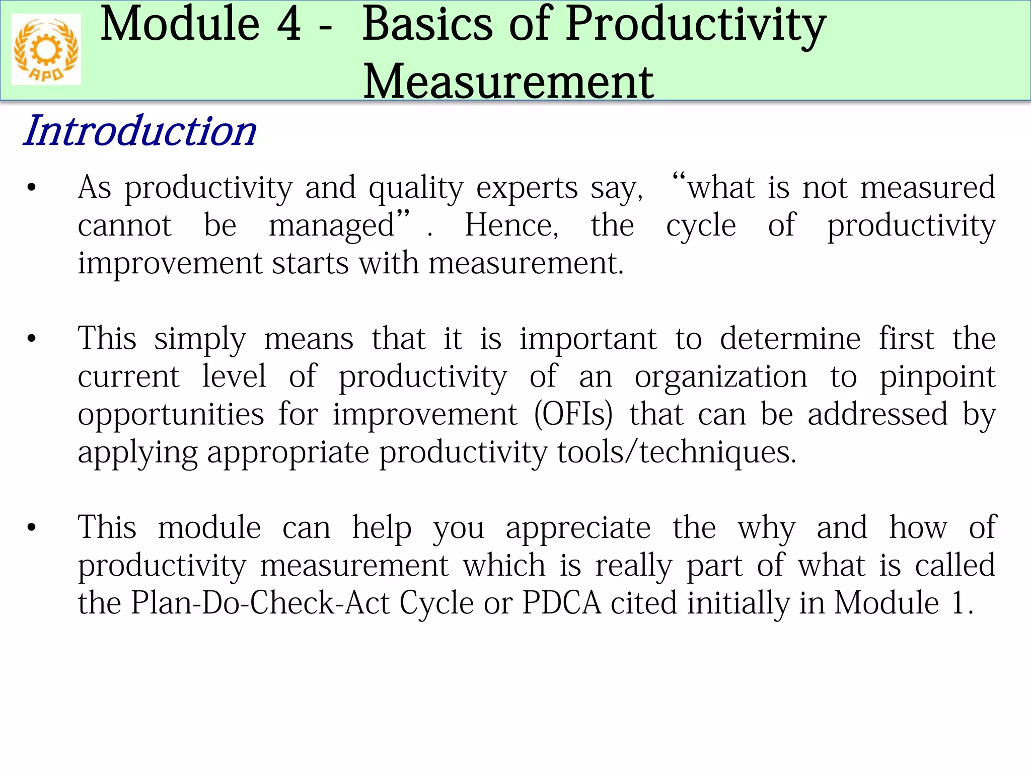 Apo Productivity Tools Techniques Basic Module 4 Pdf