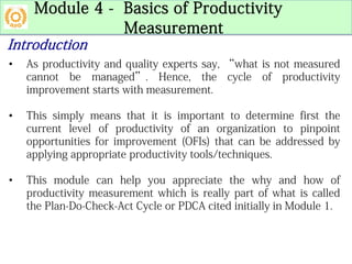Fourth Productivity Module APO-Productivity Tools & Techniques (Basic)_Module-4.pdf