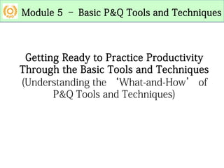 Productivity Tools & Techniques | PDF