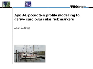 ApoB‐Lipoprotein profile modelling to
derive cardiovascular risk markers
Albert de Graaf

 