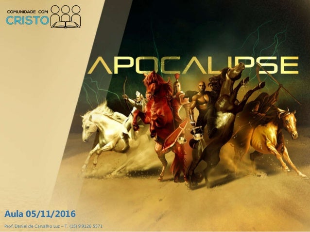 Prof. Daniel de Carvalho Luz – T. (15) 9 9126 5571
Aula 05/11/2016
 