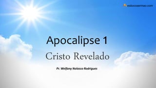 Apocalipse 1
Cristo Revelado
esbocosermao.com
Pr. Welfany Nolasco Rodrigues
 