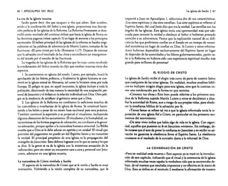 86

I APOCALIPSIS

SIN 'vELO

La era de la iglesia muerta
Sardis quiere decir "los que escapan» o "los que salen». Este nombre,
unido a la condenación del Señor a esta iglesia, proporciona una descripción perfecta de lasiglesias de la Reforma. La Reforma Protestante se desarrollócomo resultado del continuo énfasis que hada la iglesia de Roma en
las doctrinas paganas (véase capítulo 5) en lugarde atenerse a losprincipios
escriturales. El énfasis principal de lasiglesias de la reforma se basaba originalmenteen las palabras de advertencia de Martín Lutero, tomadas de las
Escrituras: "El justo vivirá por la fe» (Romanos 1:17), Dejaronde intentar
que lasalvación erael resultado de lasobras y encendieron un resurgimiento del interés por el estudio de las Escrituras.
La tragedia de las iglesias de la Reforma que lestrajo como resultado
la condenación del Señor cuando lesdijo que estaban muertas tiene dos
aspectos.
l. Se convirtieron en iglesias del estado. Lutero, por ejemplo, buscó la
aprobación de los líderes políticos, y finalmente la iglesia luterana se convirtió en la iglesia estatal de Alemania, tal como lo hicieron otras por toda
Europa. El peligro es que, en aquel momento, la iglesia incluye a toda la
población, eliminando de estamanerala necesidad de una aceptación personaldeJesucristo y elénfasis en la relación individual con Dios. Otro peligro es la tendencia de satisfacer al gobierno antesque a Dios.
2. Las iglesias de la Reforma no cambiaron lo suficiente muchas de
las costumbres y enseñanzas de la iglesia de Roma. Se continuó bautiz.ando a los bebés a pesar de no existir base escritura! para esta práctica.
También continuó la aspersión y se perpetuó el ritualismo, incluyendo
algunos elementos de lossacramentos. El ritualismo y la formalidad, características de lasformaspaganasde adoración, no conducen a la genuina adoración, porque apelan a la naturalezahumana sensorial. La Biblia
enseña que a Dios se le debe adorar en ~splritu y en verdad. El ritual que
proviene del paganismo no puede ser del Espíritu Santo y no transmite.
la verdad. El principal propósito de una iglesia es la propagación del
evangelio de Jesucristo. Esto debieralograrse con lo que secanta y lo que
se dice. Si la gente se va de la iglesia con la misteriosa sensación de la
«adoración» pero sin tener un encuentro cara a cara y personalcon Jesucristo, adoraron en una iglesia muerta.
La naturaleza de Cristo revelada a Sardis
El aspecto de la naturalezade Cristo que se le revela a Sardis es muy
instructivo. Volviendo a la visión completa de su naturaleza, que le

La iglesia de Sardis

I 87

impartió a Juan en Apocalipsis 1, seleccionados de sus características:
"Lossiete espíritus» y "lassiete estrellas». Lossiete espíritus se refieren al
Espíritu Santo. del cualJesús dijo que era la verdad. Lasestrellasson los
ángeles de las iglesias. Esta iglesia tenía una oportunidad más que adecuada para conocer la verdad y obedecer al Señor si hubieran prestado
atención a su advertencia. Parece que la explicación natural de su deficiencia fue que prefirieron confiar en el Estado en un tiempo de necesidad económica en lugar de confiar en Dios. Si Lutero y otros reformadores hubieran dependido exclusivamente del Espíritu Santo en lugar
de depender de las autoridades y los líderesgubernamentales, ¿quién sabe si la Reforma no hubiera sido una experienciaespiritual mucho más
grande para millones de personas?
EL elOGIO OE CRISTO

La iglesia de Sardis recibeel elogio más corto de parte de nuestro Señor
que cualquiera de las otras iglesias. En realidad, muchos eruditos bíbli.cos no incluyen ningún elogio para esta iglesia. sino que lo cuentan como una condenación por la forma en que termina.
«Conozco tus obras,» Esto bien puede referirse a los primeros estadios de la Reforma cuando Martín Lutero y otros se decidieron a desafiar la autoridad de Roma, aun a riesgo de sus propias vidas, para obedecer la ensefianza bíblica de la salvación por fe.
«Tienesfamal> se refiere tal vet. a que la iglesia reformada tenía la reputación de una iglesia fiel a Cristo, en particular en los primeros momentos del movimiento.
«De estarvivos indica que había algode vidaen la iglesia. Con seguridad, aquellos que pusieronsu fe en Jesucristo «vivieron», Sin embargo,debe notarseque el acto de ponerlaconfianza enJesucristo yen recibirsu salvación no garantiza la obediencia firme al Espíritu Santo. La. obediencia
constantees el resultado de la sumisióndiaria a la voluntad de Dios.
LA CONOENACIÓN DE CRISTO

"Pero en realidad estú muerto,» Este aspecto ya se trató en la introducción de este capítulo. indicando que el ritual y la ceremonia de la iglesia
reformada muchas veces tapaba la verdadera vida que se encontraba debajo, de tal manera que resultaba impotente y no efectivaen la mano de
Dios. Esto se define en el versículo 2 mediante la afirmación de nuestro

 