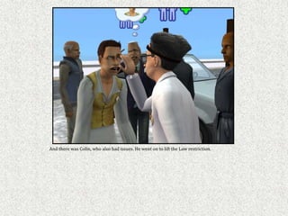 And there was Colin, who also had issues. He went on to lift the Law restriction.
 