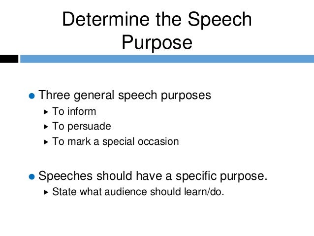 thesis statement for public speaking